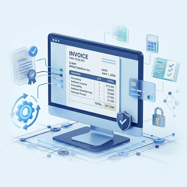 Accounting Systems & E-Invoicing illustration